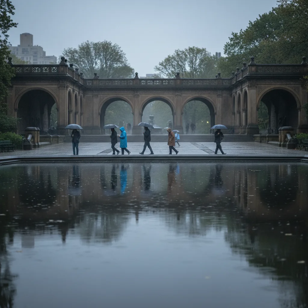 Central Park Visitors Face Intermittent Rain, Cooler Temps Sunday Night – Article featured image