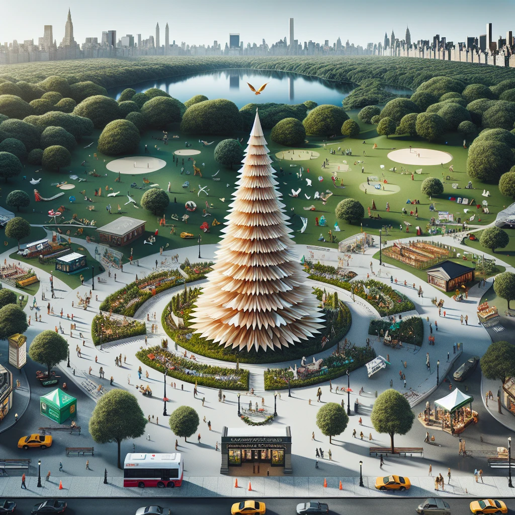 Holiday Tree of Origami Unveiled at the American Museum of Natural History – Article thumbnail