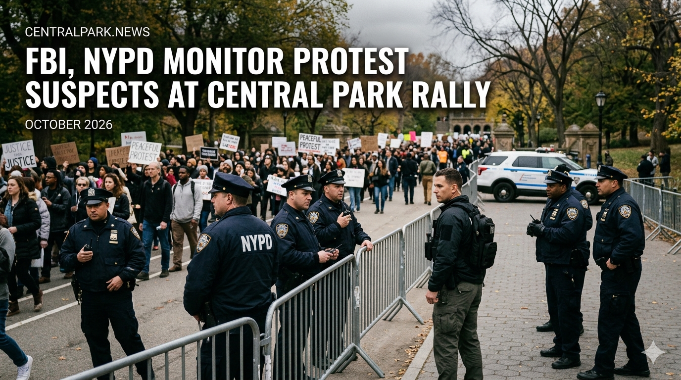 FBI, NYPD Monitor Protest Suspects Near Central Park Rally – Article thumbnail