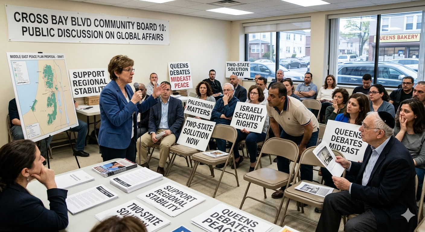 Cross Bay Boulevard Residents Debate Middle East Peace Plan – Article featured image