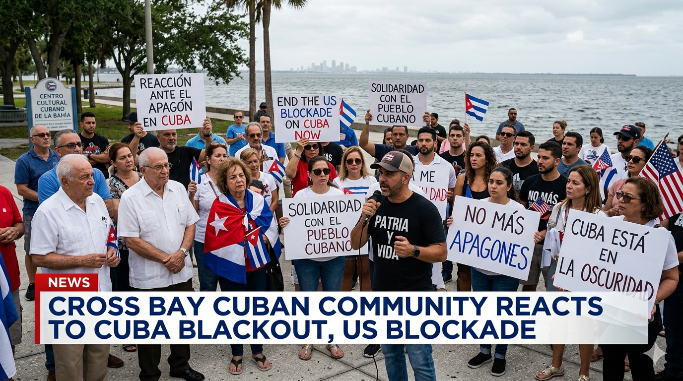 Cross Bay Cuban Community Reacts to Cuba Blackout, US Blockade – Article featured image