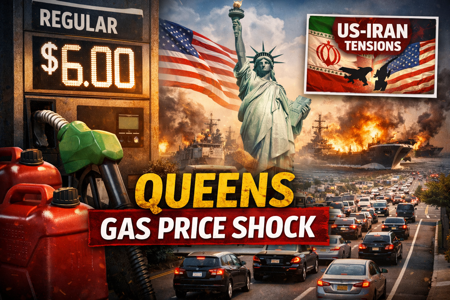 Cross Bay Boulevard Gas Prices Hit $6.00 Amid Mideast War Concerns – Article featured image