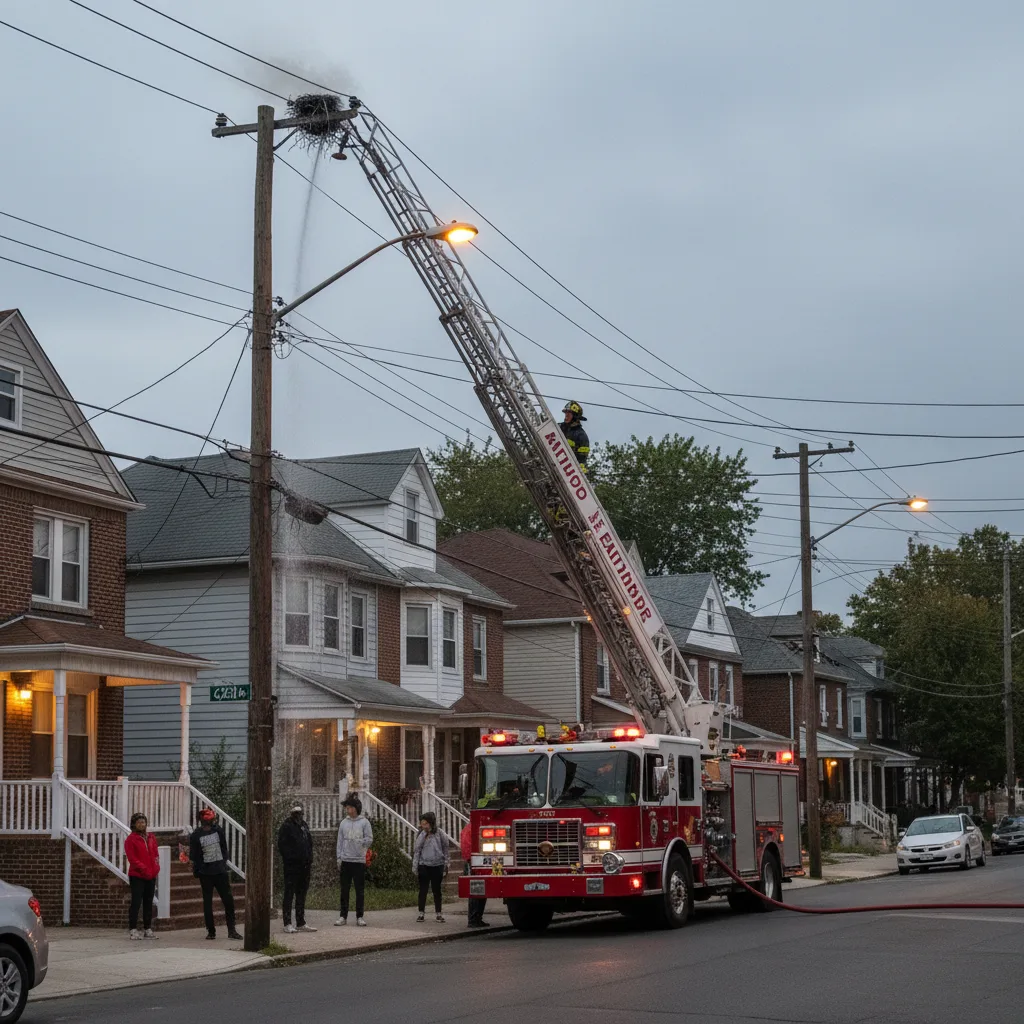 Bird's Nest Fire on 157th Avenue Pole Impacts Howard Beach – Article thumbnail