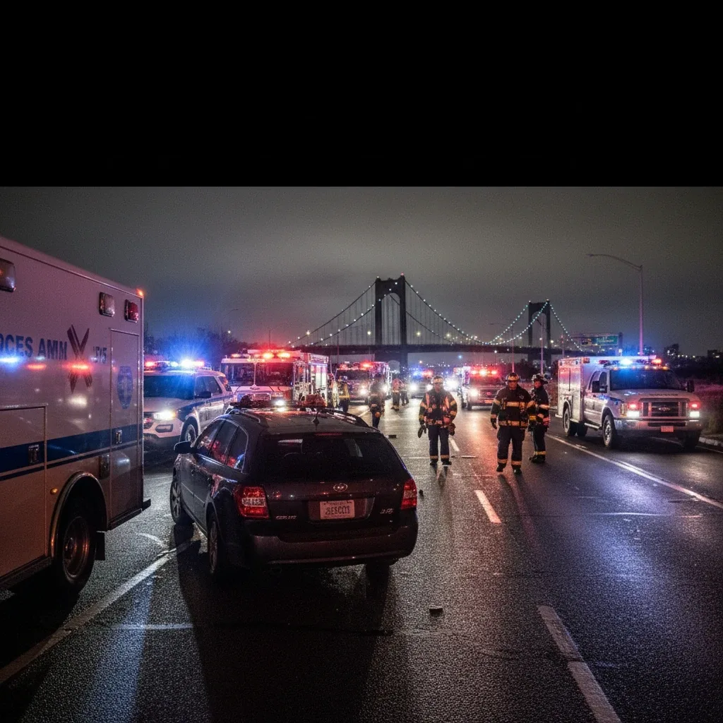 Cross Bay Boulevard Shut Down After 3-Car Wreck Injures 10 in Queens – Article thumbnail