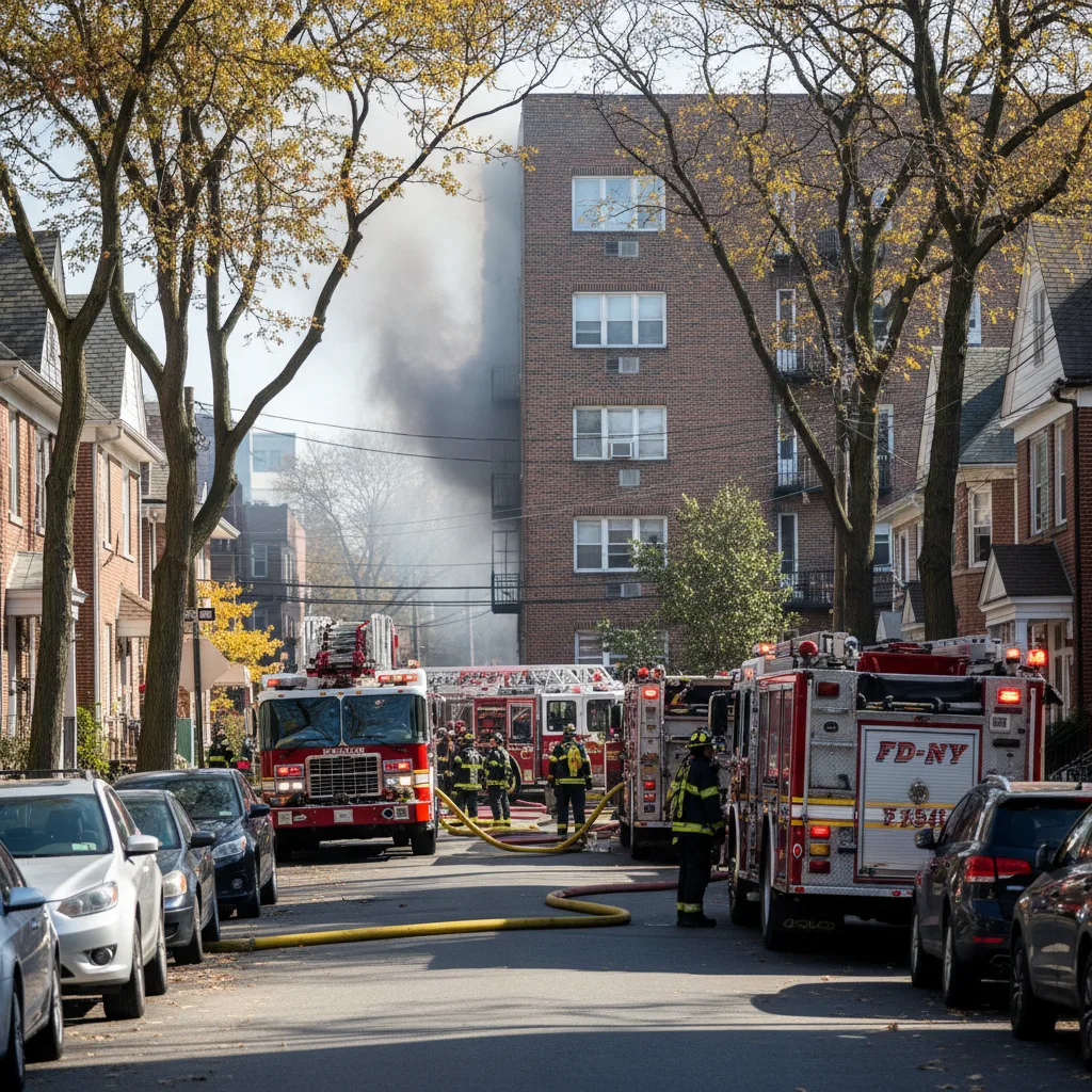 Howard Beach Commuters Face Delays as FDNY Battles Apartment Blaze – Article thumbnail