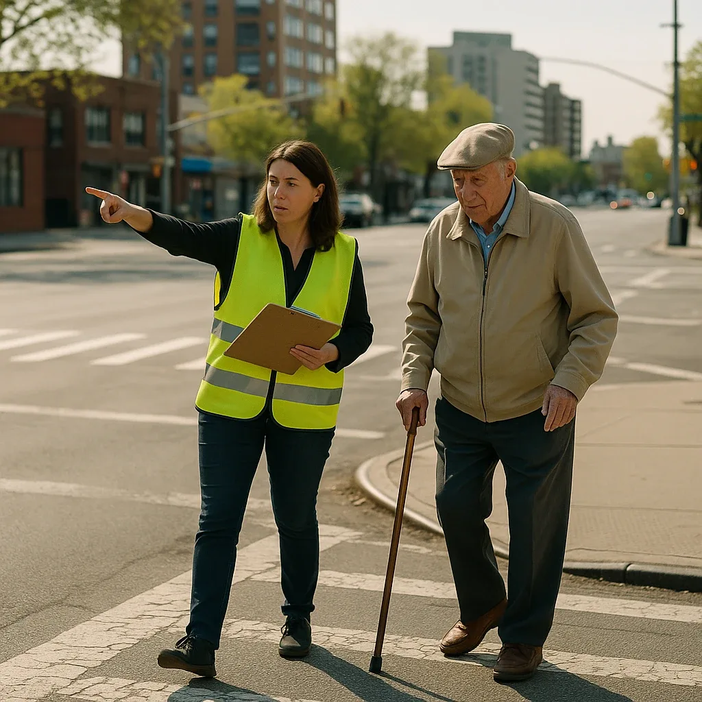 Local Queens News Outlets Highlight New Crosswalk Infrastructure – Article featured image