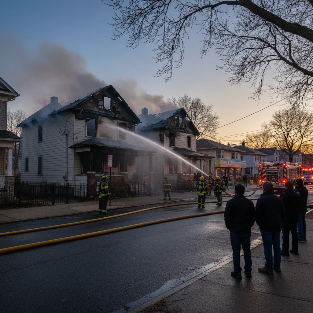 Ozone Park Fire Injures Three, Engulfs Two Homes Thursday – Article featured image