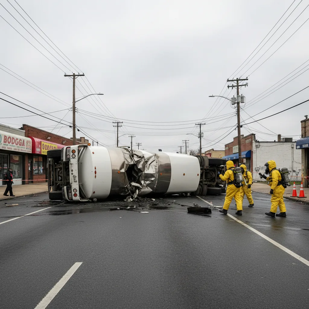 Queens Tanker Spill Spreads 2,000 Gallons of Fuel Near Cross Bay Boulevard – Article thumbnail