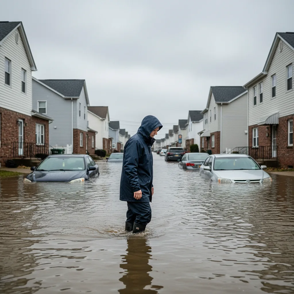 Rockaway Residents Wade Through Flooded Streets After Nor'easter – Article thumbnail