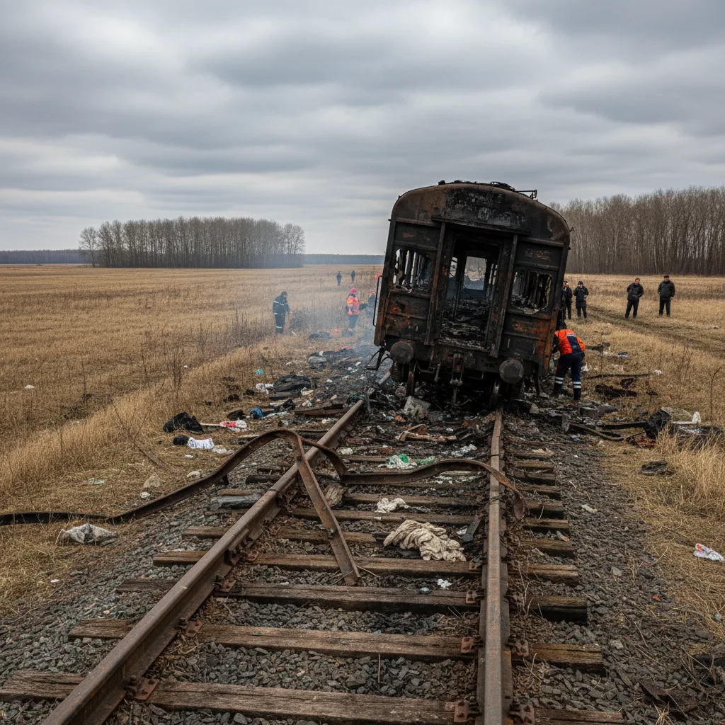Russian Drone Strikes Ukraine Train After Johnson Visit, Global Alarm Rises 2026 – Article thumbnail