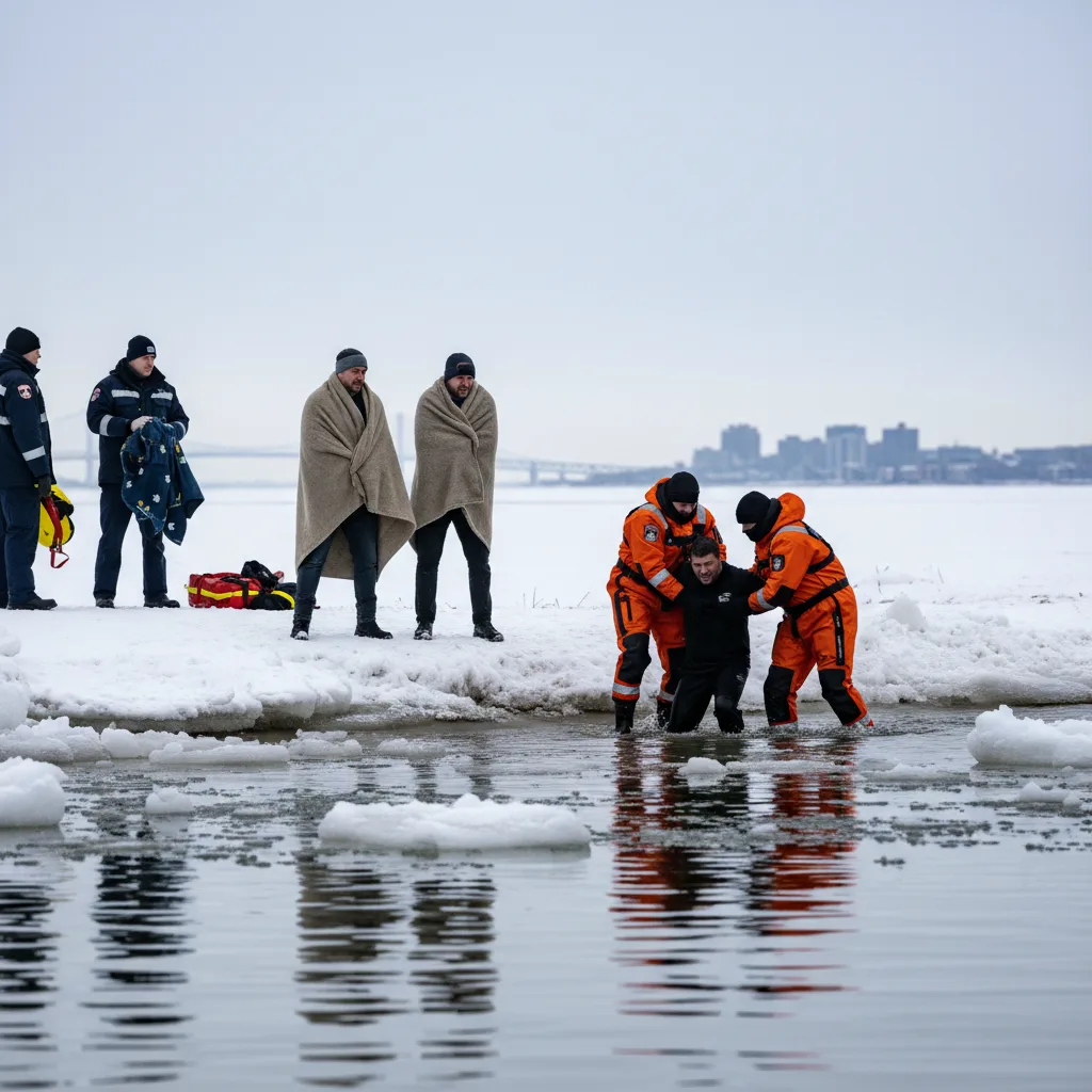 Three Men Rescued After Falling Through Ice in Far Rockaway 2026 – Article thumbnail