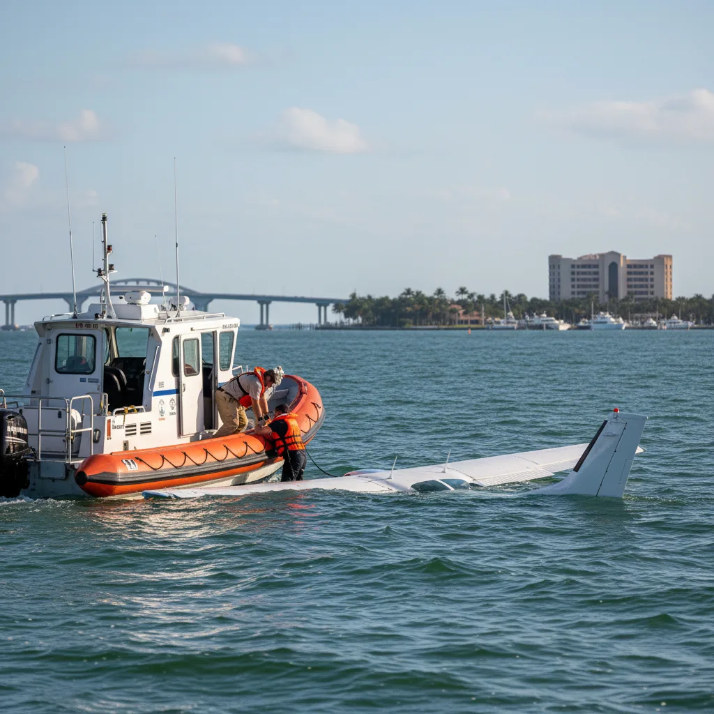 Small Plane Crashes Off Boca Raton, Pilot Rescued: Queens Reacts – Article thumbnail