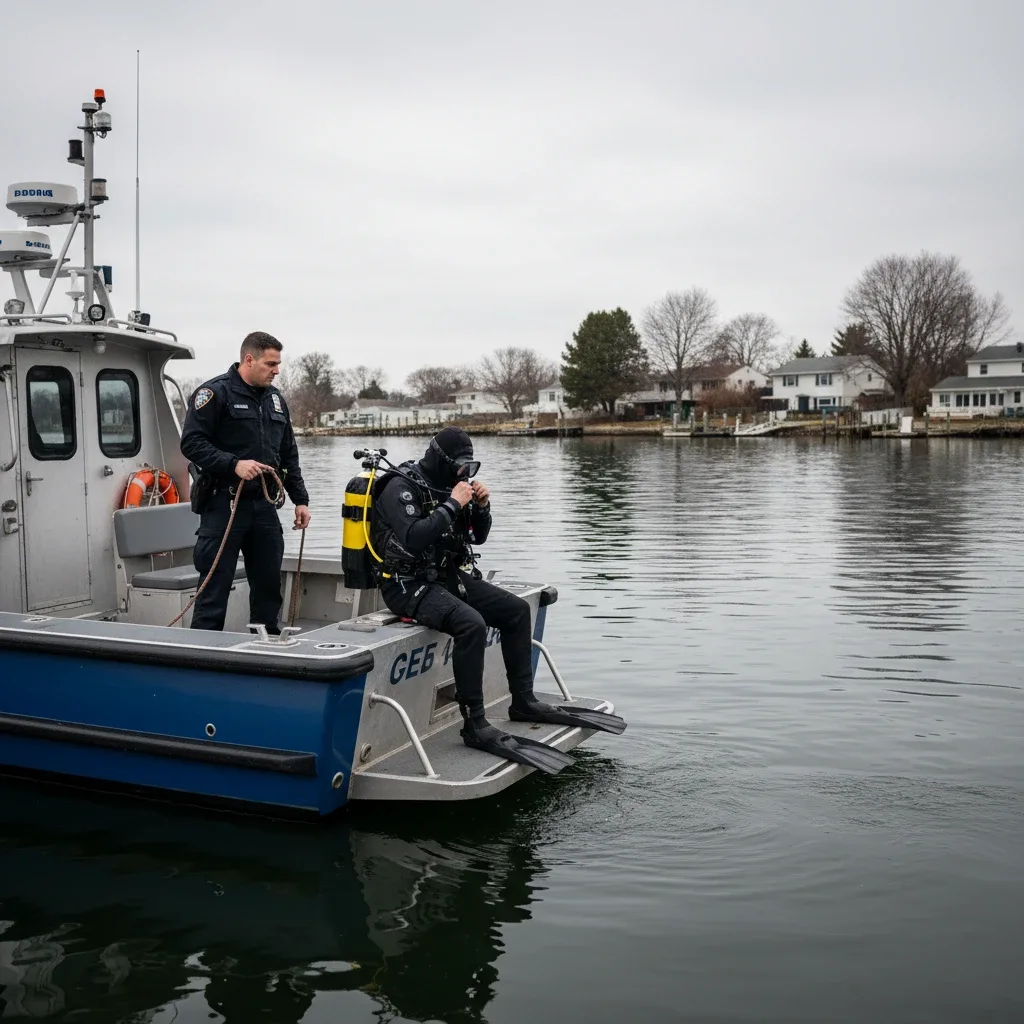 Howard-Beach-Crime: NYPD Marine Unit Conducts Shellbank Basin Scans – Article featured image
