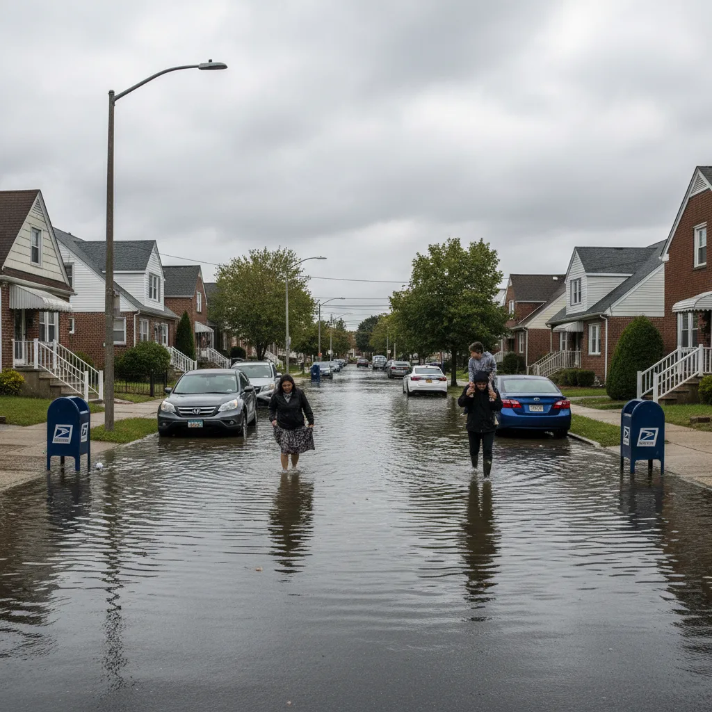 Howard Beach Experiences Widespread Street Inundation from Overwhelmed Drainage Systems – Article thumbnail