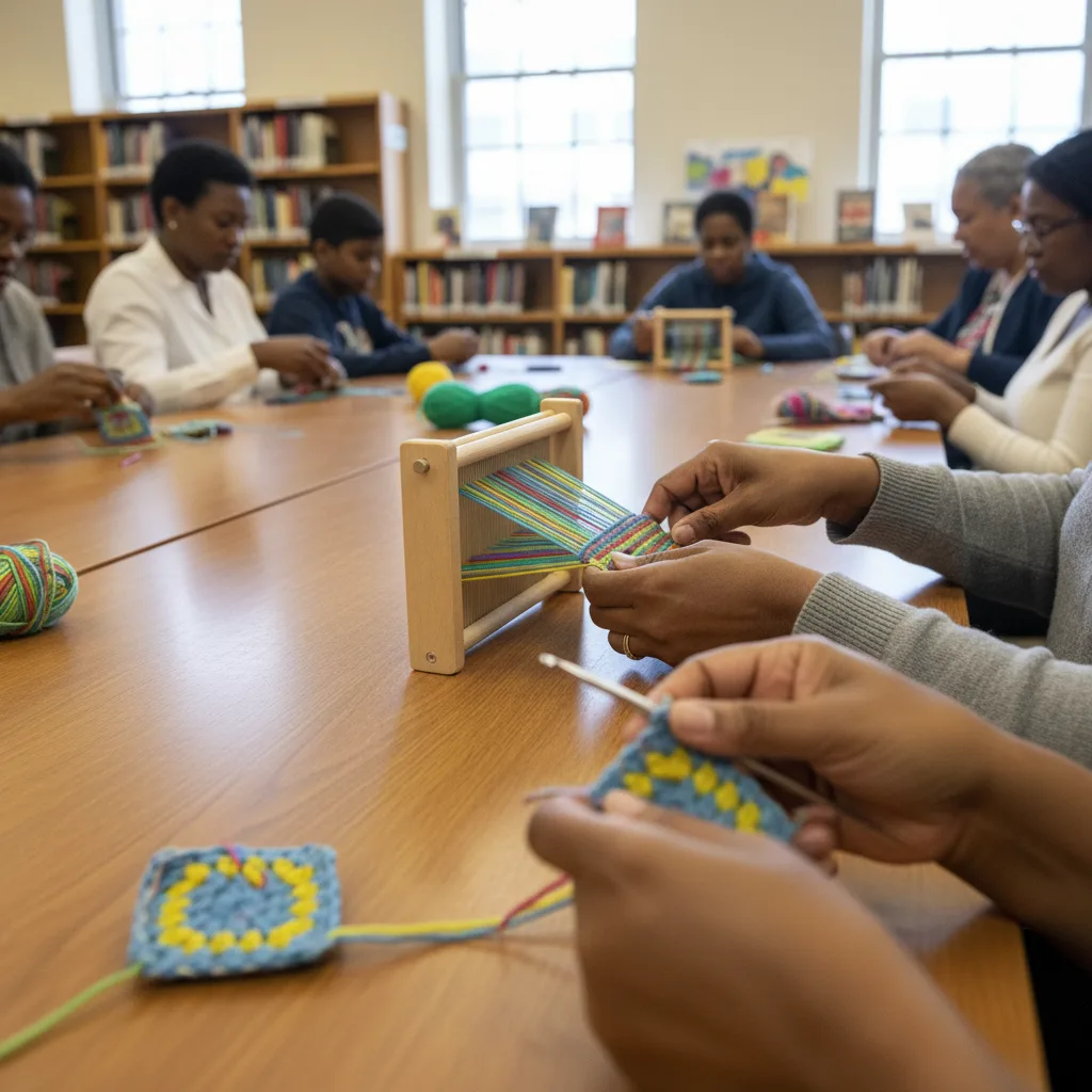 Howard Beach Library Schedules Tejido En Telar Y Crochet Event – Article featured image
