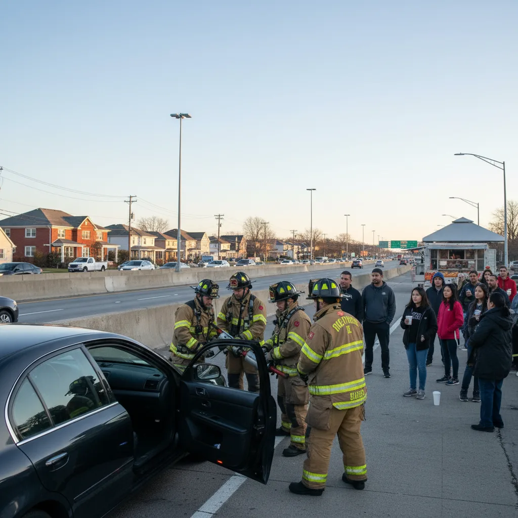 NYC Firefighters Rescue Trapped Person After Belt Parkway Crash – Article featured image