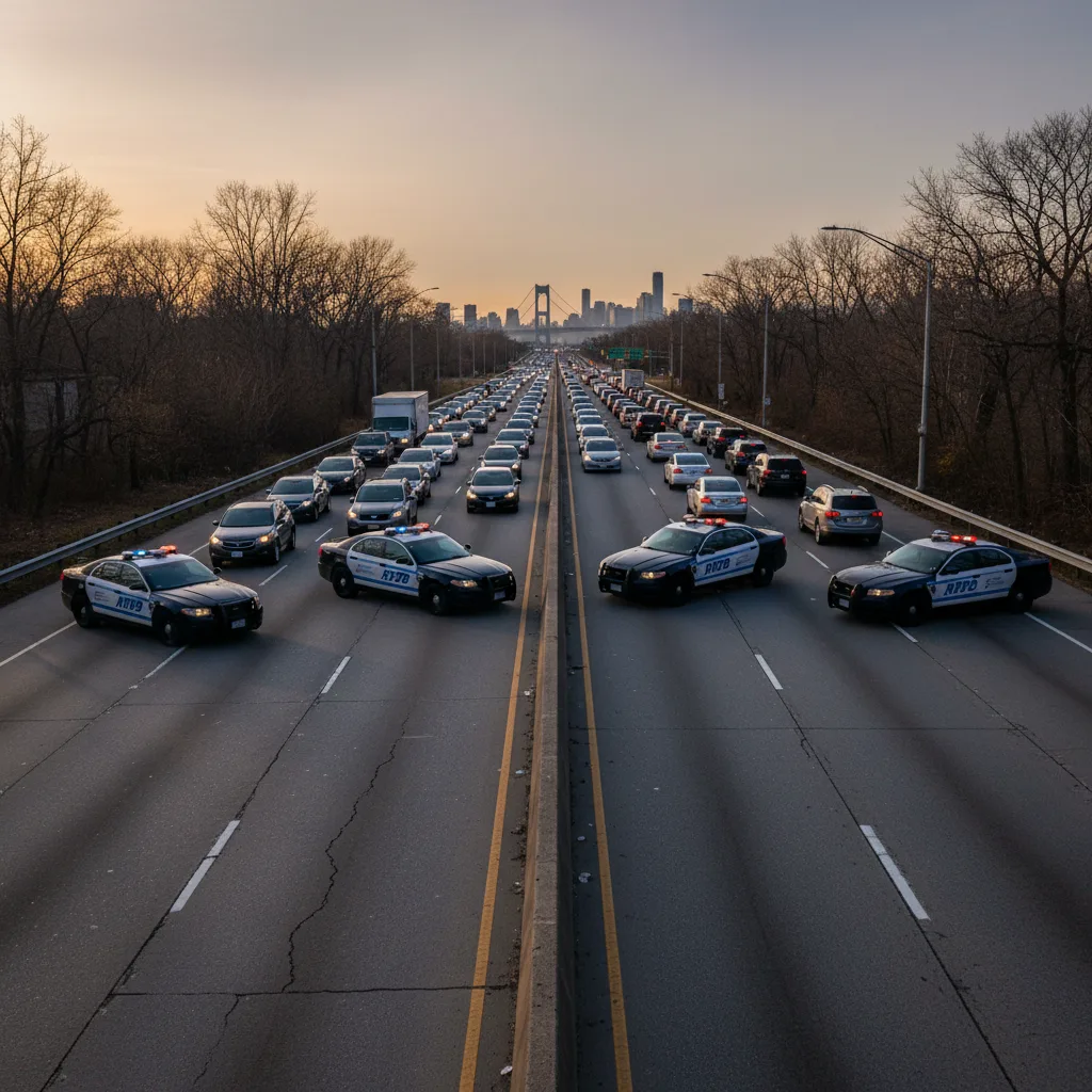 NYPD Stops Traffic on Shore Parkway in Howard Beach – Article featured image