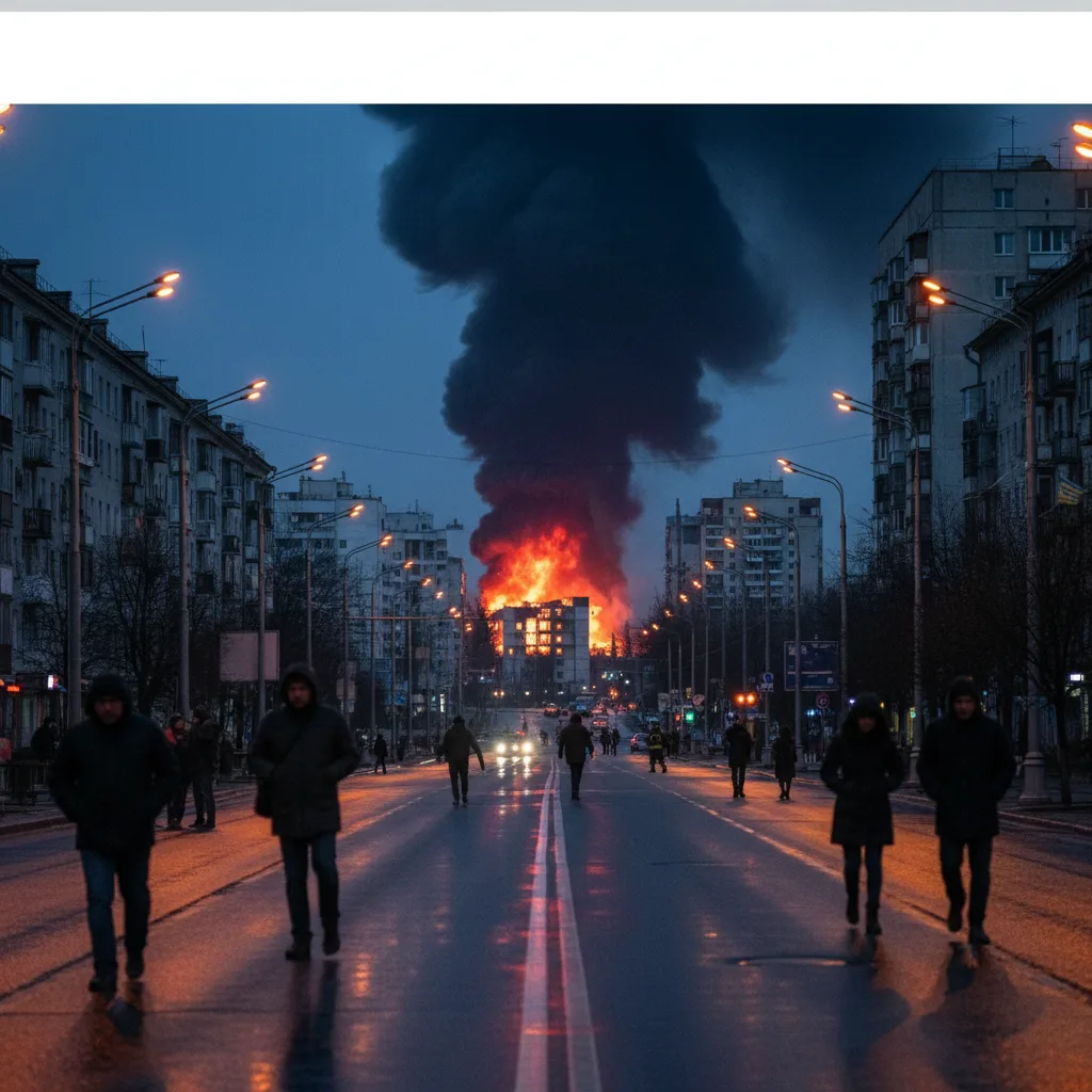 Russia Launches Overnight Drone Barrage on Ukrainian Cities – Article thumbnail